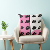 Baby RoomCUTE_PINK_WHITE_BLACK_GRAY RMDESIGNFLO5 Kussen (Stoel)