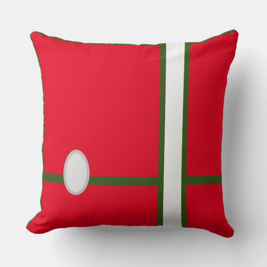 Baby RoomCUTE _RED,GROEN,GRAY,RMDESIGNFLO5 Kussen (Voorkant)