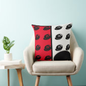 Baby RoomCUTE _RED,WHITE,BLACK,GRAY RMDESIGNFLO55 Kussen (Stoel)