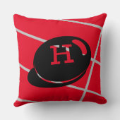 Baby RoomCUTE _RED,WHITE,BLACK,GRAY RMDESIGNFLO55 Kussen (Achterkant)