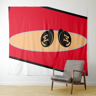 Baby RoomCUTE_RED_WHITE_BLACK_ RMDESIGNFLO55 Wandkleed