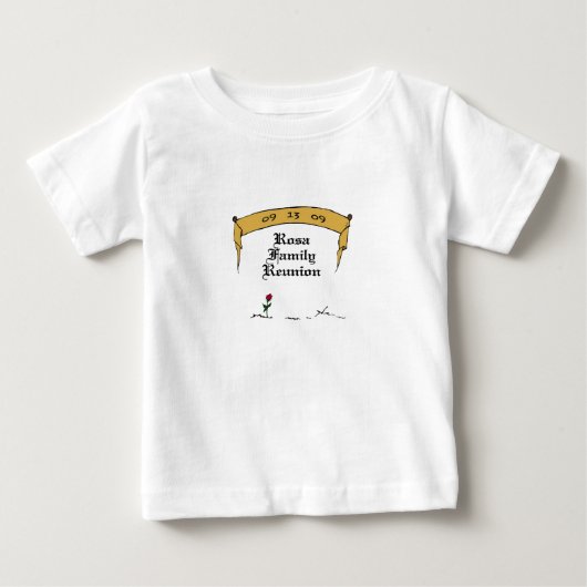 Baby Rosa Reunion T-Shirt (Voorkant)