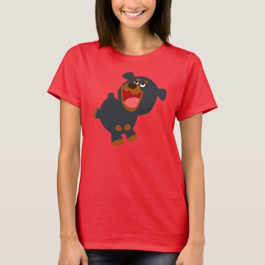 Baby Rottweiler Women T-Shirt (Voorkant)