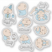 Baby routine mijlpaal sticker (Voorkant)