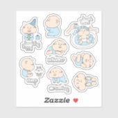 Baby routine mijlpaal sticker (Vel)