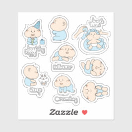Baby routine mijlpaal sticker