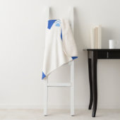 Baby "Royal Blue Light Grey Polar" Sherpa Deken (In situ)