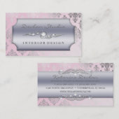 Baby roze afneembare Mode van de demper/binnenontw Visitekaartje (Voorkant / Achterkant)