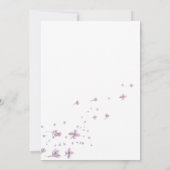  Baby Roze Baby shower per post Kaart (Achterkant)