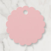 Baby Roze Bedankjes Labels (Voorkant)