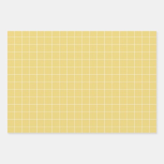  Baby roze blauw en geel met witte cheque Inpakpapier Vel (Voorkant 3)