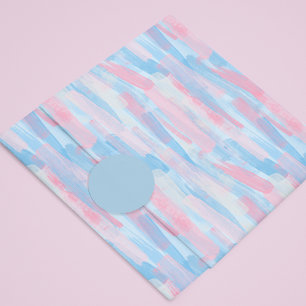 Baby roze & blauw Happy Moederdag Tissuepapier