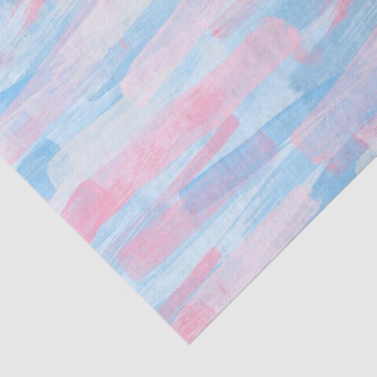 Baby roze & blauw Happy Moederdag Tissuepapier (Detail)