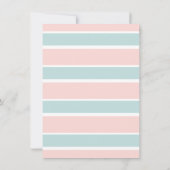 Baby roze blauwe taco zonder Baby Baby shower Kaart (Achterkant)