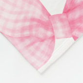 Baby Roze Bogen en Sterren Fleece Deken (Hoek)