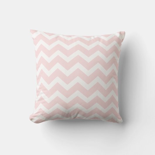 Baby Roze Chevron Stripe Pillow Kussen (Voorkant)