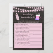 Baby roze die het beste spelletje van vader tot ma kaart (Voorkant)