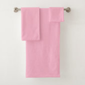 Baby roze effen kleur bad handdoek (Insitu)