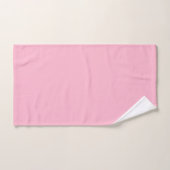 Baby roze effen kleur bad handdoek (Handdoek)