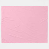 Baby roze effen kleur fleece deken (Voorkant (Horizontaal))