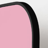 Baby roze effen kleur pickleball paddle (Links Detail)