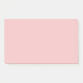 Baby roze (effen kleur) post-it® notes (Voorkant)