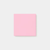 Baby roze effen kleur post-it® notes (Voorkant)
