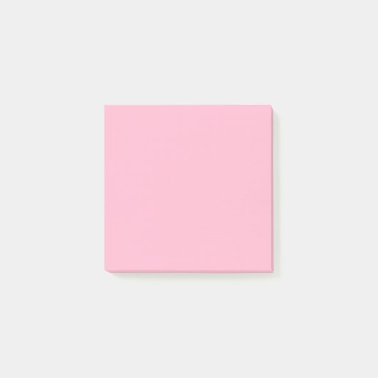 Baby roze effen kleur post-it® notes (Voorkant)