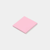 Baby roze effen kleur post-it® notes (Schuin)