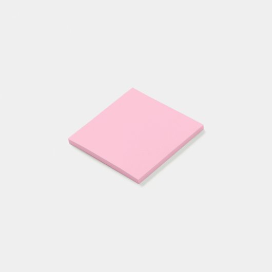 Baby roze effen kleur post-it® notes (Schuin)