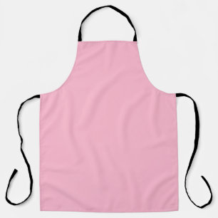 Baby roze effen kleur schort