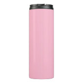 Baby roze effen kleur thermosbeker (Achterkant)