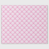 Baby Roze Elegant gewatteerd Cadeaupapier (Vlak)