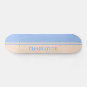 Baby roze en blauw persoonlijk skateboard (Horizontaal)