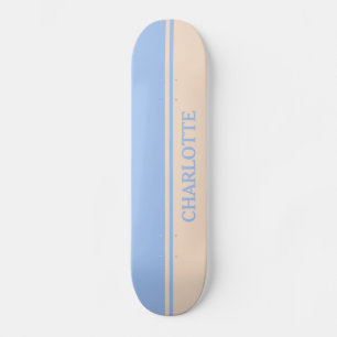 Baby roze en blauw persoonlijk skateboard