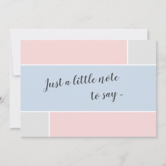 Baby Roze en blauwe Aangepaste Sonogram Fotozwange Aankondiging (Voorkant)