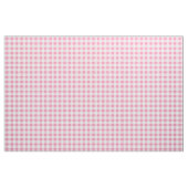 Baby roze en witte geruite streep stof (Yard (91,4 cm))