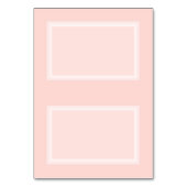  Baby Roze Gehuurde Plaatskaarten Kaart (Achterkant)