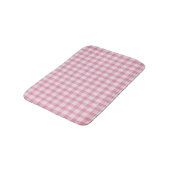 Baby Roze Gingham Badmat (Gekanteld)