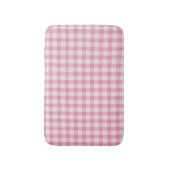 Baby Roze Gingham Badmat (Voorkant Verticaal)