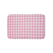 Baby Roze Gingham Badmat (Voorkant)