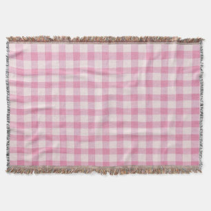 Baby Roze Gingham Deken