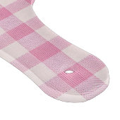 Baby Roze Gingham Patroon Snijplank (Hoek)