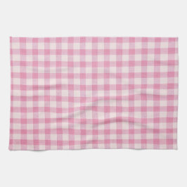 Baby Roze Gingham Patroon Theedoek