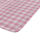 Baby Roze Gingham Snijplank (Hoek)