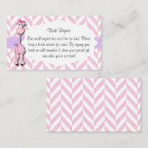 Baby Roze Giraffe Baby Jongen Douche Boek Aanvraag