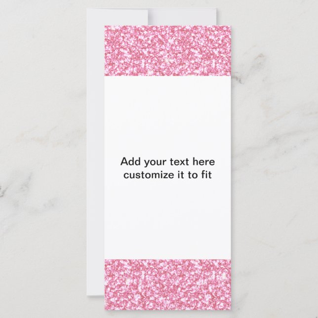 Baby roze glitter bedrukt (Voorkant)