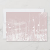 Baby roze glitter zal je mijn Bridesmaid zijn Kaart (Achterkant)