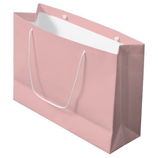 Baby Roze Groot Cadeauzakje (Voorkant Gekanteld)