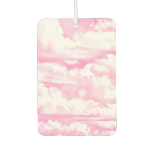 Baby roze Happy Clouds-achtergrond Luchtverfrisser